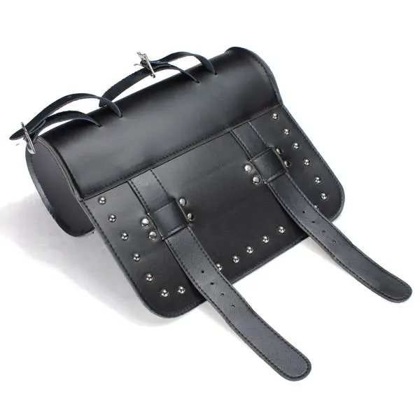 Motorcycle Scooter Tool Bag Saddle Bag Leather Storage — view 4