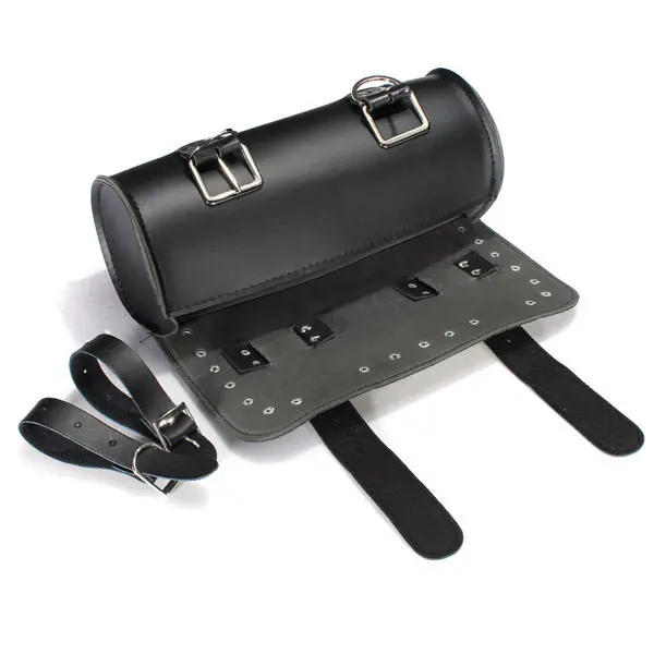 Motorcycle Scooter Tool Bag Saddle Bag Leather Storage — view 5