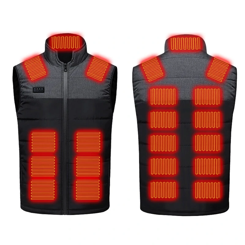 Motorcycle Smart 21 Areas Zone Heated Heated Vest Three Levels Of Temperature Adjustment Electric Heating Vest Protection From Cold In Winter — image 1