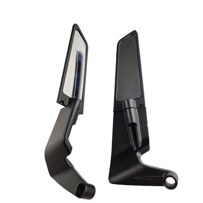 Motorcycle Wind Wing Side-Mirror Rear View Mirrors Side Rearview Reversing Mirror for Kawasaki/Yamaha/Suzuki ZH2 1000 2021-2023 — view 3