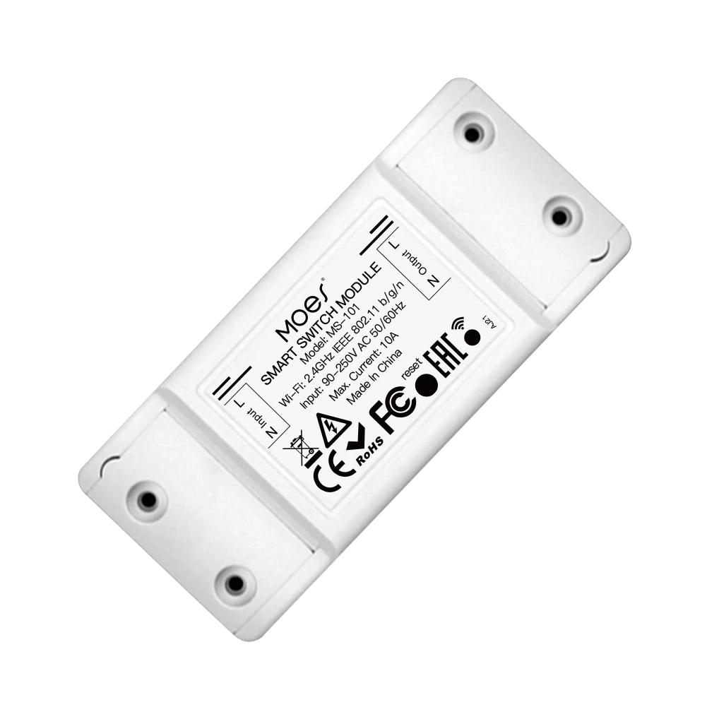 Mouehouse Wi-Fi Smart Light Switch Timer Smart Life APP Wireless Remote Control Works with Alexa Google Home — view 2