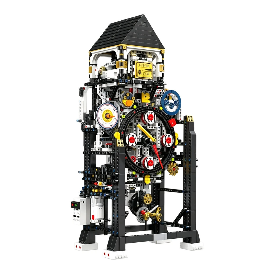 Mould King 10159 Clock Creative Technical Building Block Brick Assembly Kit Kids Christmas Gift — view 2