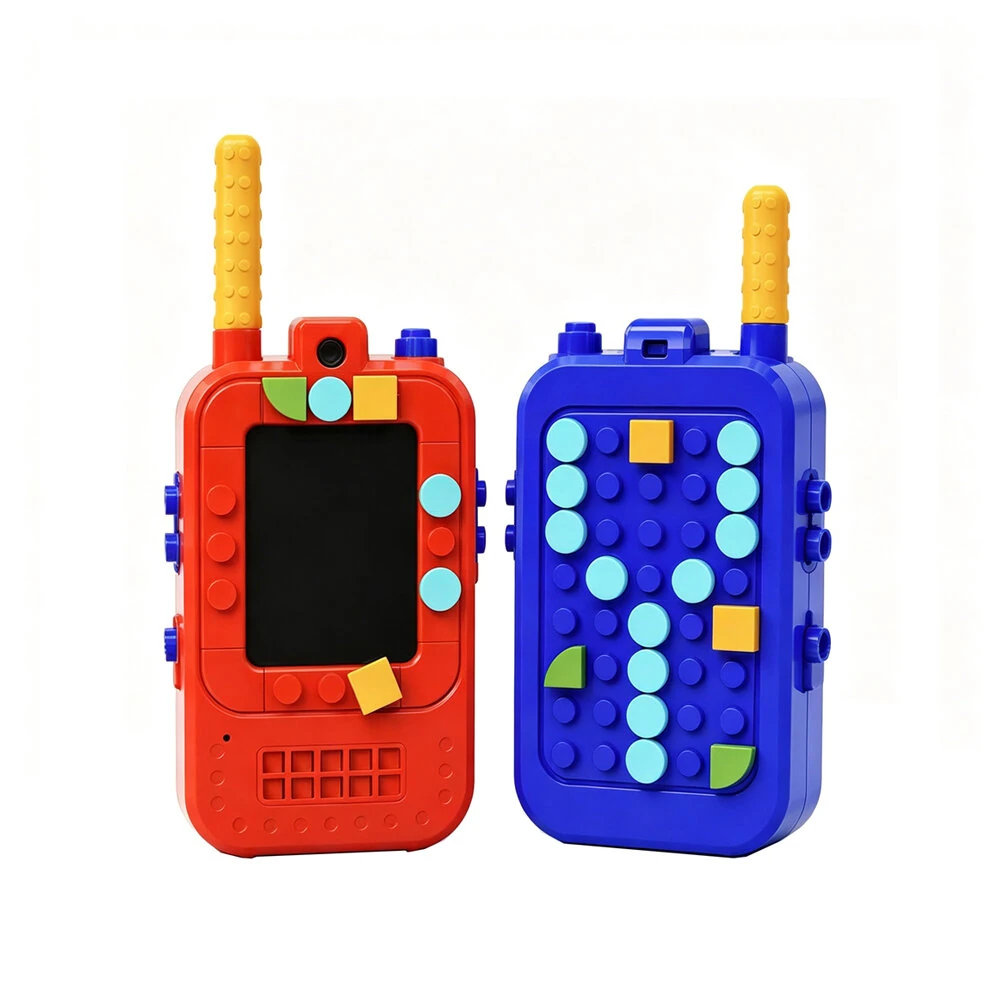 Mould King 10220 Flame Owl Pen Holder & Walkie-talkie Video Voice Intercom Photo Taking Voice Changing Toys DIY Building Block Brick Assembly Kit Kids Christmas Gift — view 2