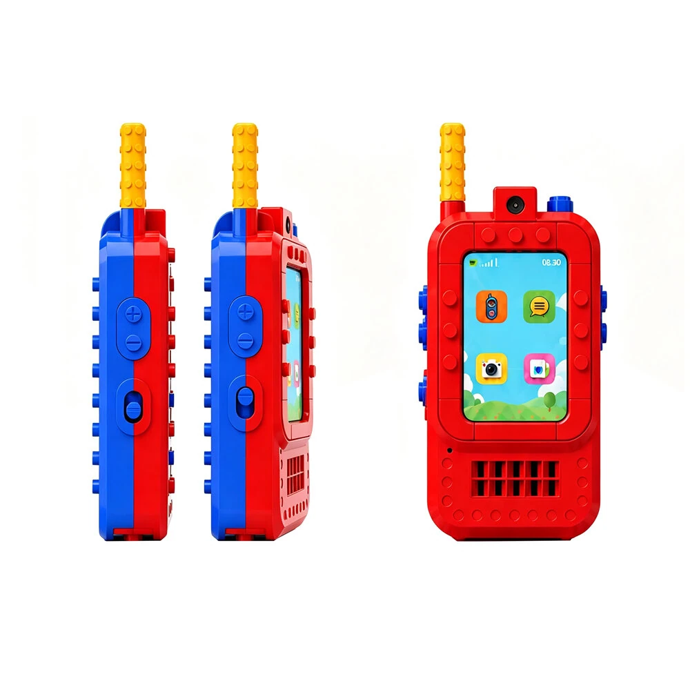 Mould King 10220 Flame Owl Pen Holder & Walkie-talkie Video Voice Intercom Photo Taking Voice Changing Toys DIY Building Block Brick Assembly Kit Kids Christmas Gift — view 3