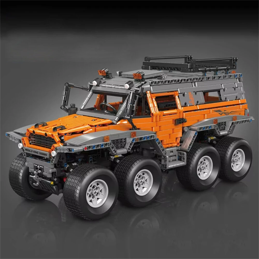 Mould King 13088 13089 Technical Car Toys The RC Avtoros Shaman 8x8 Building Block Assembly Kit Vehicle Brick Set Kids Christmas Gift — view 3