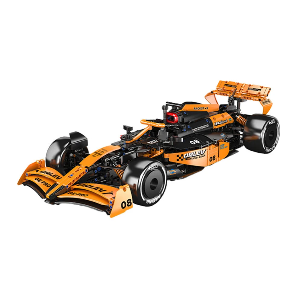 Mould King 13207 13208 1/8 Scale RB20 MCL Racing Car Model MOC Building Block Brick Assembly Kit Kids Boys Birthday Gift — view 2