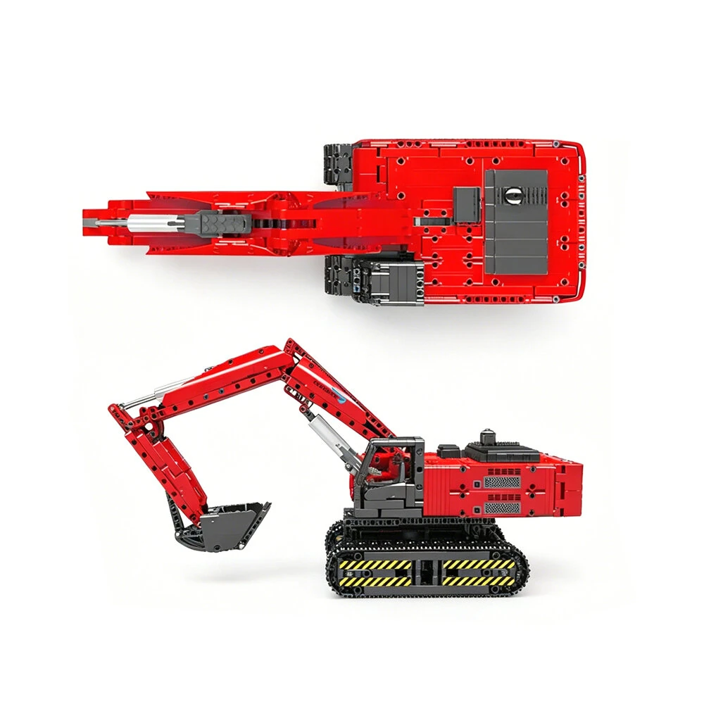 Mould King 15061 15062 Mechanical Digger Engineering Model Building Block Brick Assembly Kit for Children Birthday Gift Toys — view 3