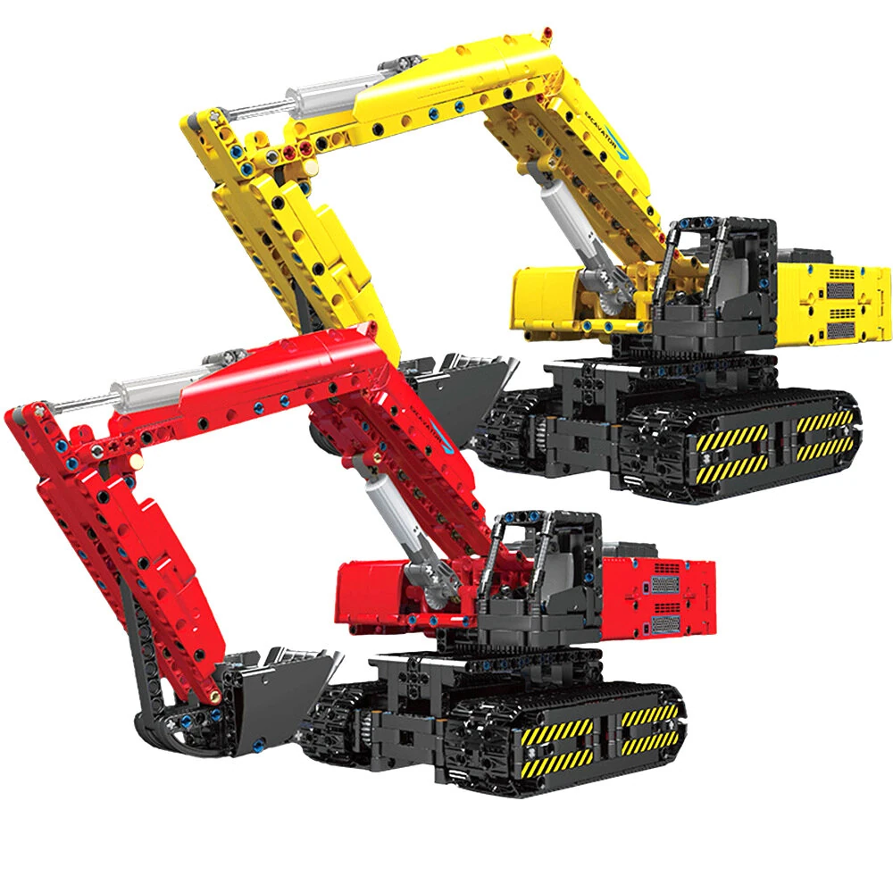 Mould King 15061 15062 Mechanical Digger Engineering Model Building Block Brick Assembly Kit for Children Birthday Gift Toys — view 5