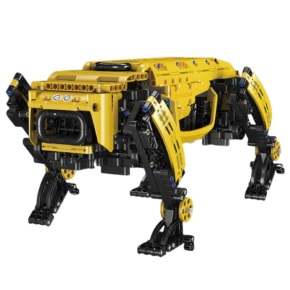 Mould King 15075 / 15067 Technical RC Programmable Robot Building Block Motorized AlphaDog Model Brick Assembly Kit 921pcs Kids Gift — Mould