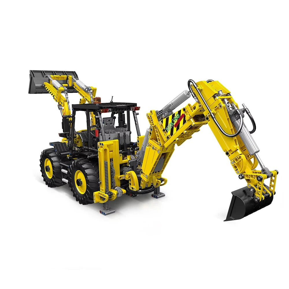Mould King 17036 Backhoe Loader Technical Truck Engineering Car MOC Building Block Brick Assembly Kit for Children Birthday Gift — view 5