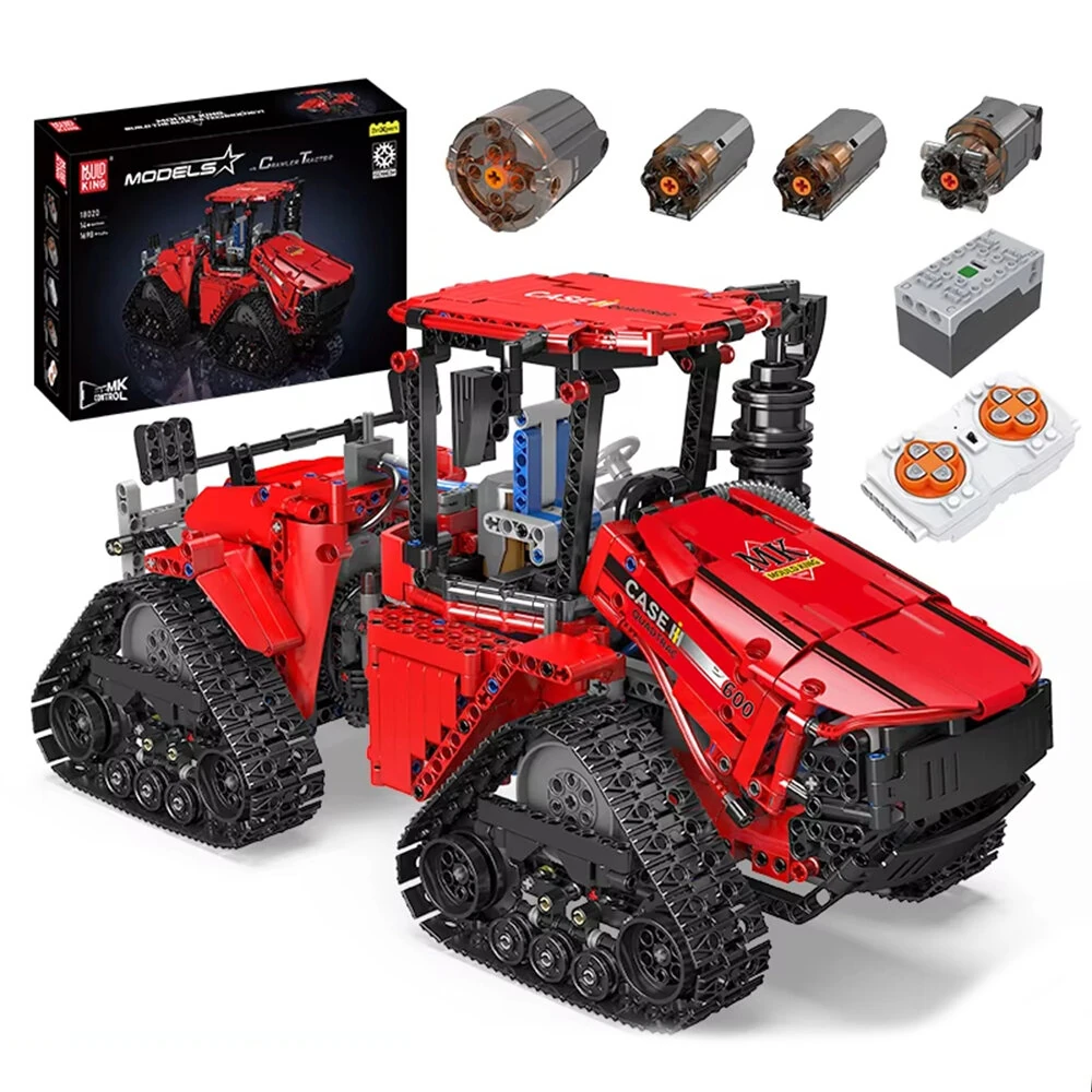 Mould King 18020S Technical Car Toys APP & RC Pneumatic Crawler Tractor Building Block Brick Set 1769PCS for Adults Kids Christmas Birthday Gift — MOULD KING