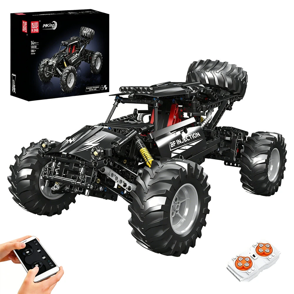 Mould King 18038 RC Off-Road Car MOC Building Blocks 1016PCS Assembly Brick Kit Climbing Car APP Controlled for Adults Children Birthday Gift Toy — view 6