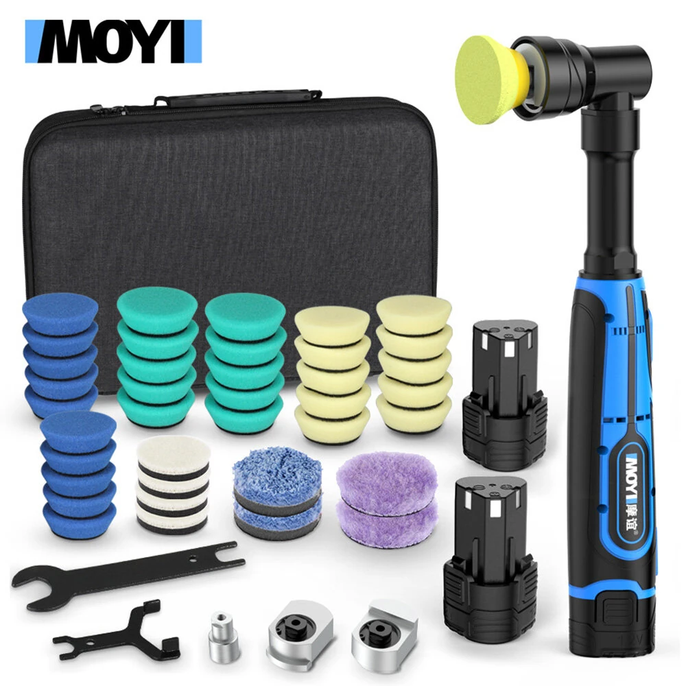 MOYI Portable Handheld Electric Polishing Machine Car Polishing Waxing Glaze Sealing Machine 5 Adjustable Speed Levels Car Polishing Maintenance — image 1