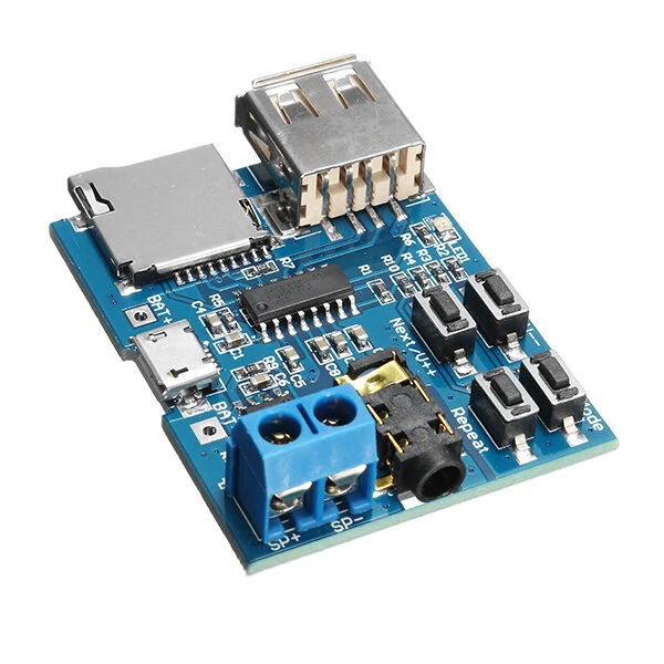 MP3 Lossless Decoder Board With Power Amplifier Module TF Card Decoding Player — Geekcreit