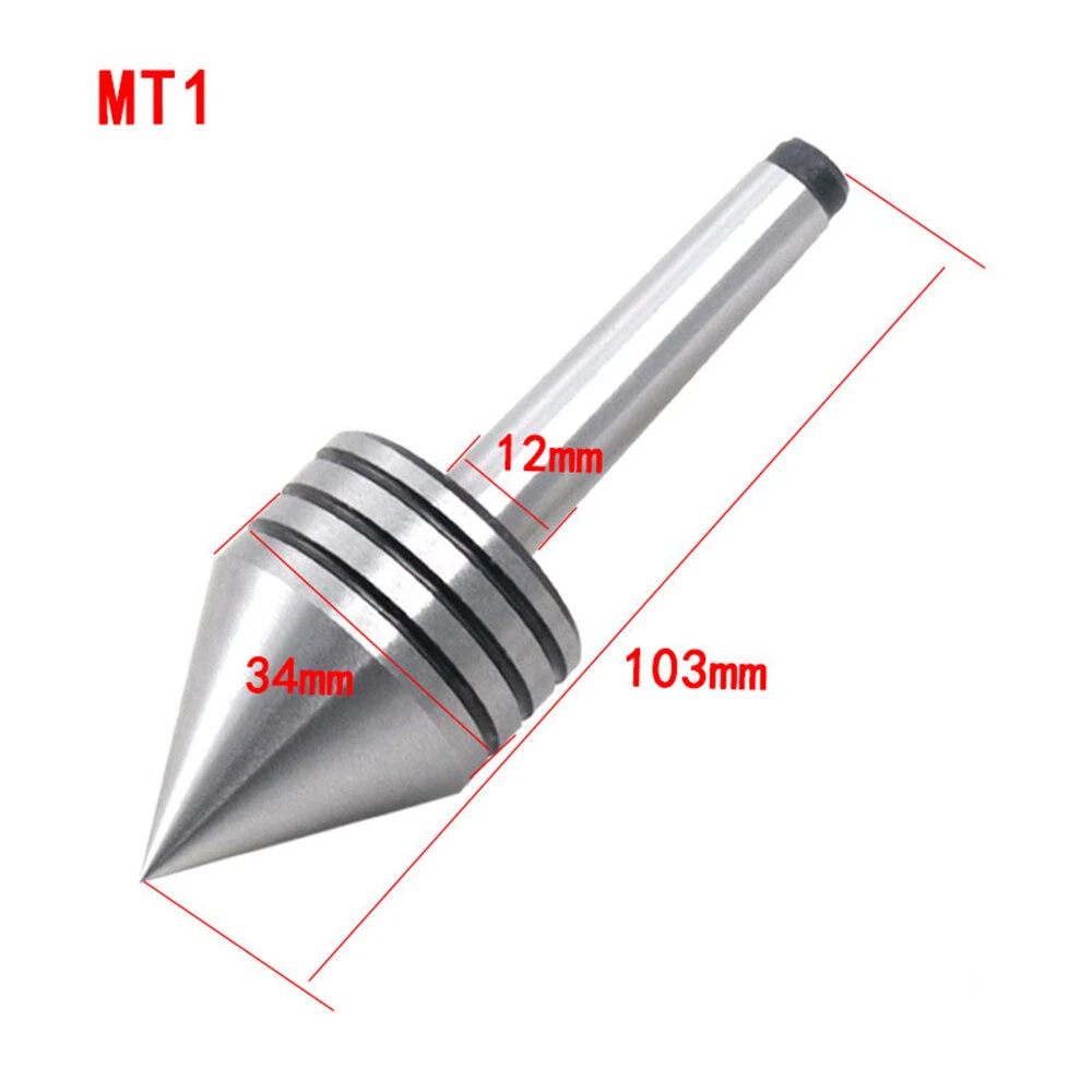 MT1 MT2 Tailstock Live Center HSS High Accuracy Wear Resistant 60 Degree Lathe Tailstock Accessories for CNC — view 5