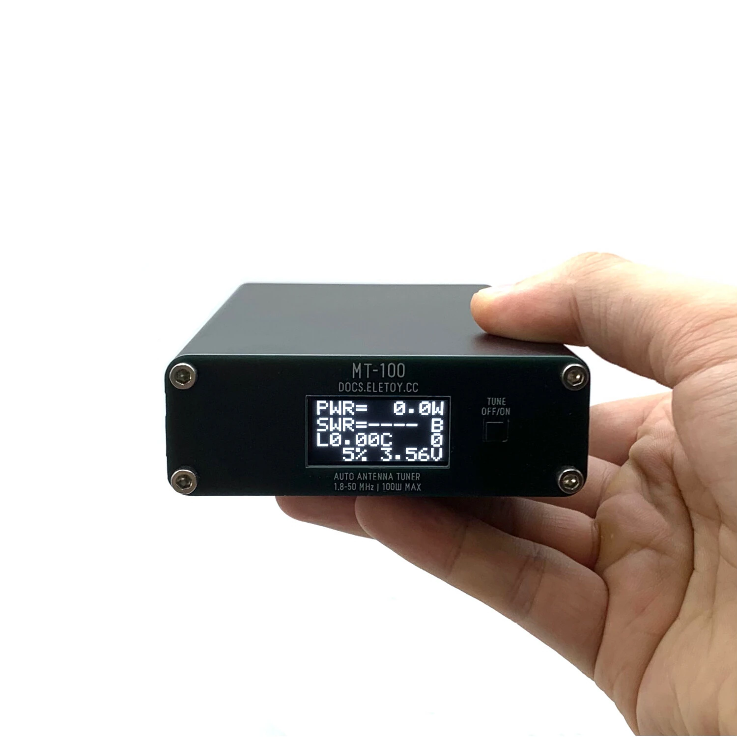 MT100 Automatic Antenna Tuner 1.8-50MHz 100W 7L7C L-Network HF Auto Tuner For HAM Antenna — view 6