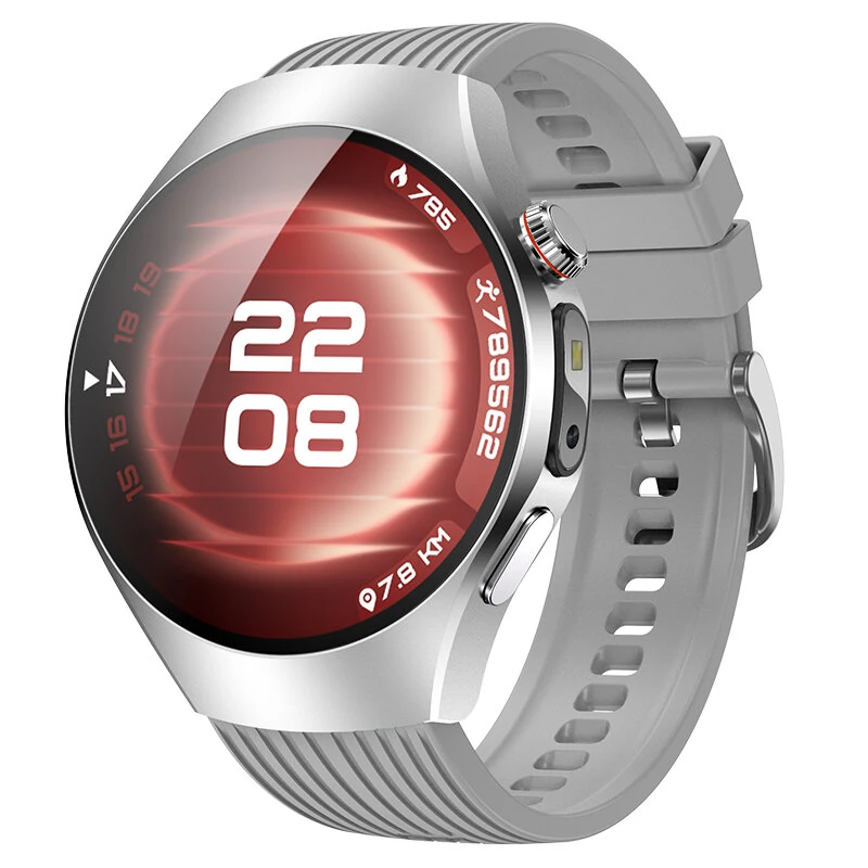 MT116 1.56-inch AMOLED Display ECG One-click Micro Physical Examination NFC Function bluetooth Call Heart Rate Blood Pressure Blood Oxygen Monitor Blood Glucose Measurement Sleep Monitoring Built-in Flashlight Multi-sport Modes IP67 Waterproof Smart Watch — view 3