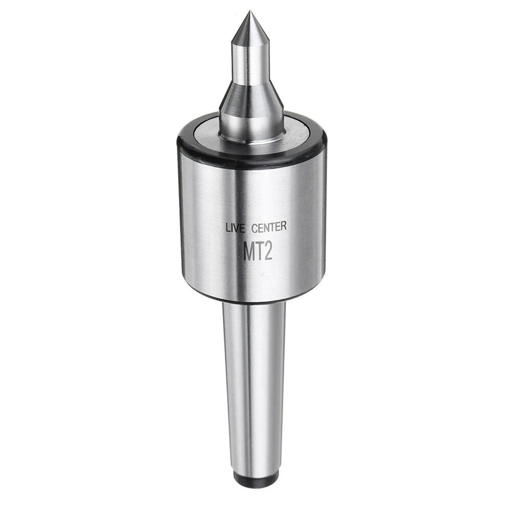 MT2 0.02 Inch CNC Accuracy Steel Lathe Live Center Taper Tool Triple Bearing — MT2