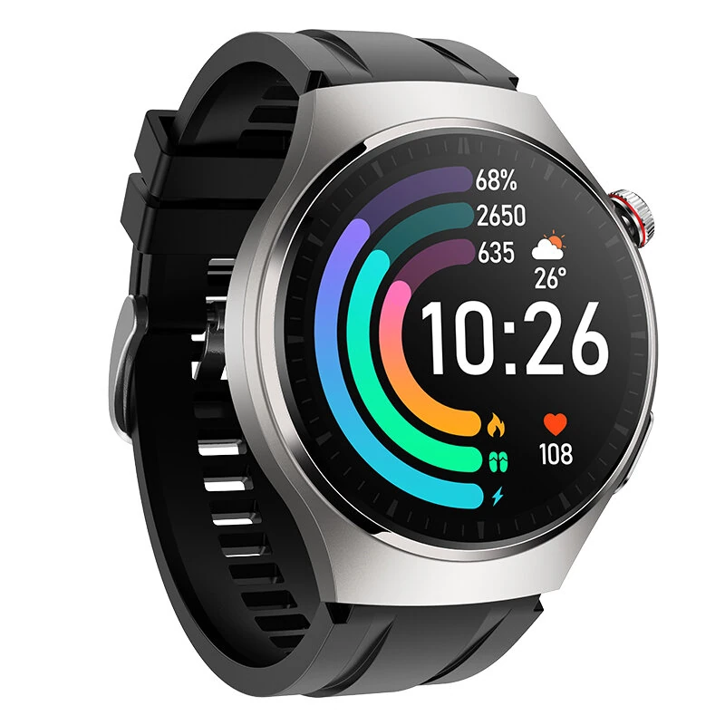 MT200 1.43-inch AMOLED Display ECG+PPG 440mAh Massive Battery IP67 Waterproof bluetooth Call Heart Rate Blood Pressure Blood Oxygen Monitor Sleep Monitoring Non-invasive Blood Glocose Measurement Multi-sport Modes Smart Watch — view 3