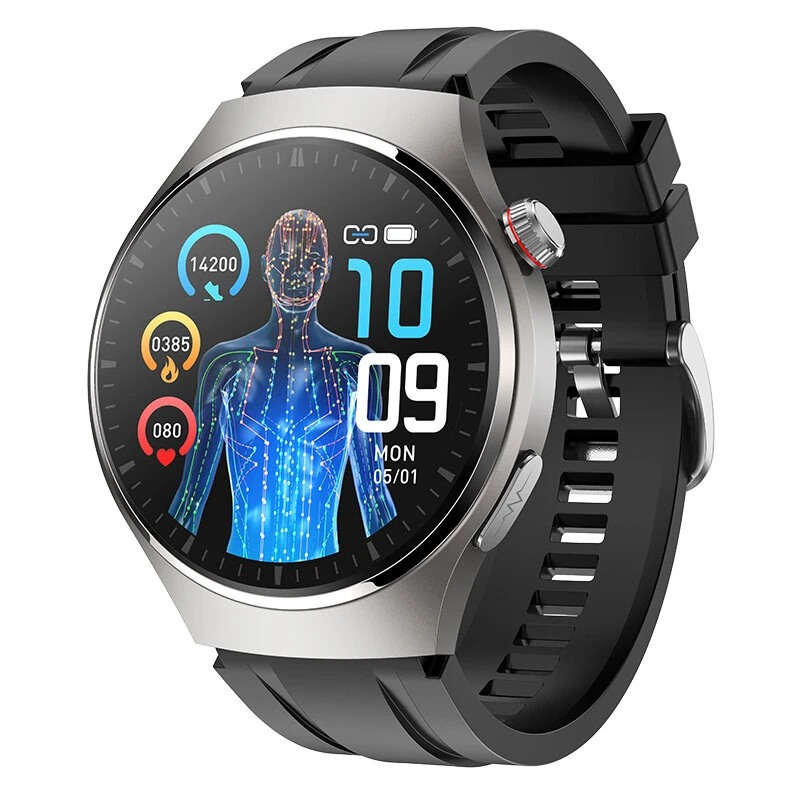 MT200 1.43-inch AMOLED Display ECG+PPG 440mAh Massive Battery IP67 Waterproof bluetooth Call Heart Rate Blood Pressure Blood Oxygen Monitor Sleep Monitoring Non-invasive Blood Glocose Measurement Multi-sport Modes Smart Watch — view 7