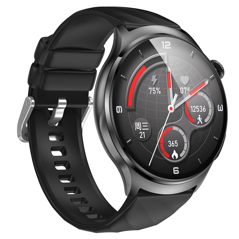 MT600 1.56-inch AMOLED Display ECG+PPG Voice Assistant One-click Micro Physical Examination bluetooth Call Heart Rate Blood Pressure Blood Oxygen Monitor Sleep Monitoring SOS Call Multi-sport Modes IP67 Waterproof Smart Watch — view 3