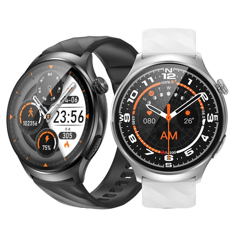 MT600 1.56-inch AMOLED Display ECG+PPG Voice Assistant One-click Micro Physical Examination bluetooth Call Heart Rate Blood Pressure Blood Oxygen Monitor Sleep Monitoring SOS Call Multi-sport Modes IP67 Waterproof Smart Watch — view 9
