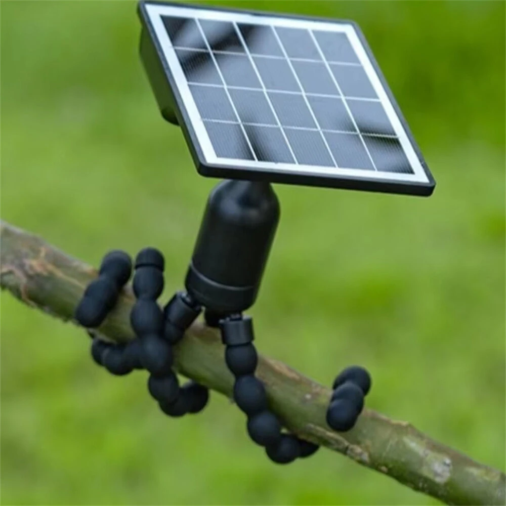 Multi-Use LED Solar Flood Light Waterproof Portable Wall Lamp Security Lights Clip Flexible Octopus Tripod Outdoor Garden Decorative Light — view 4