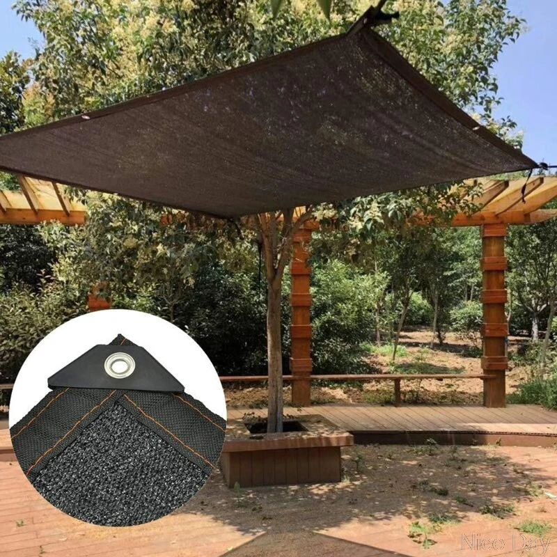 Multifunction Anti-UV Sun Shade Sail Sunblock Shade Net Dark Shelter Outdoor Gar