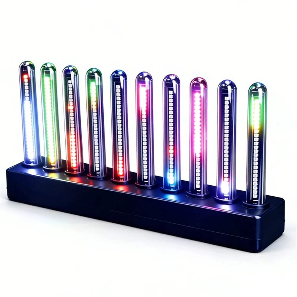 Music Sync Spectrum Light Bar 240 RGB LEDs 14 Color Modes 8 Visualizer Effects USB-C 5V 2A Sound Reactive Ambient Lighting Night Light Adjustable Brightness Desktop Gaming Decor — image 1