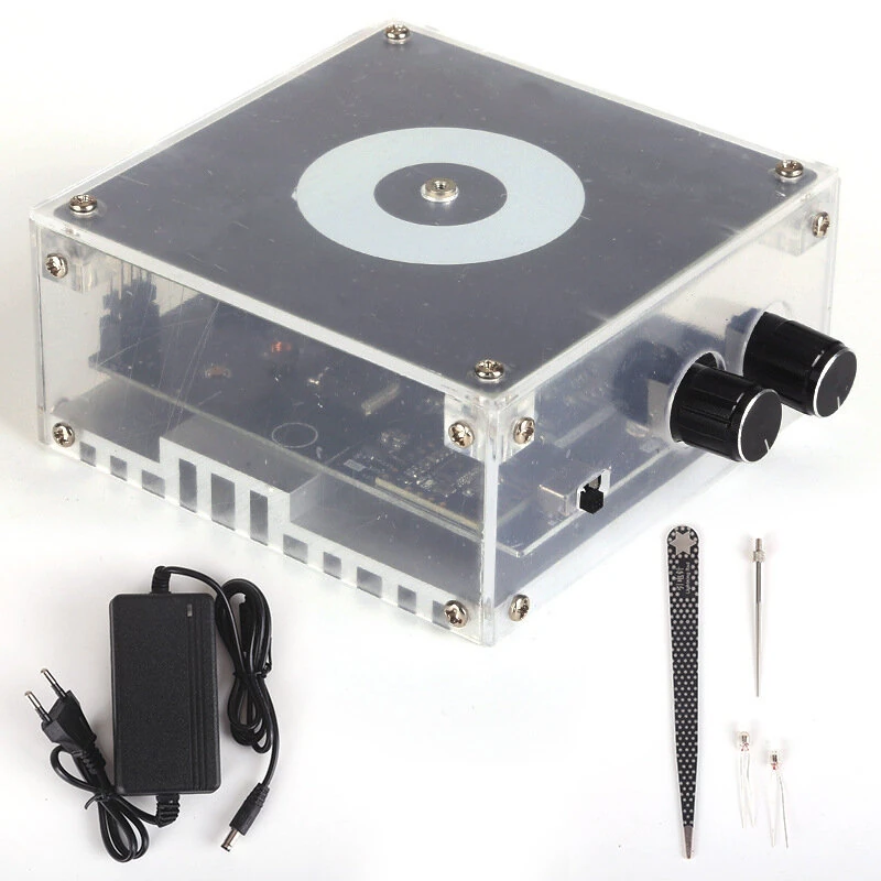 Musical Tesla Coil Touchable Lightnings Bluetooth Speaker AC 110-240V 0-10cm Adjustable Arc Music Box — image 1