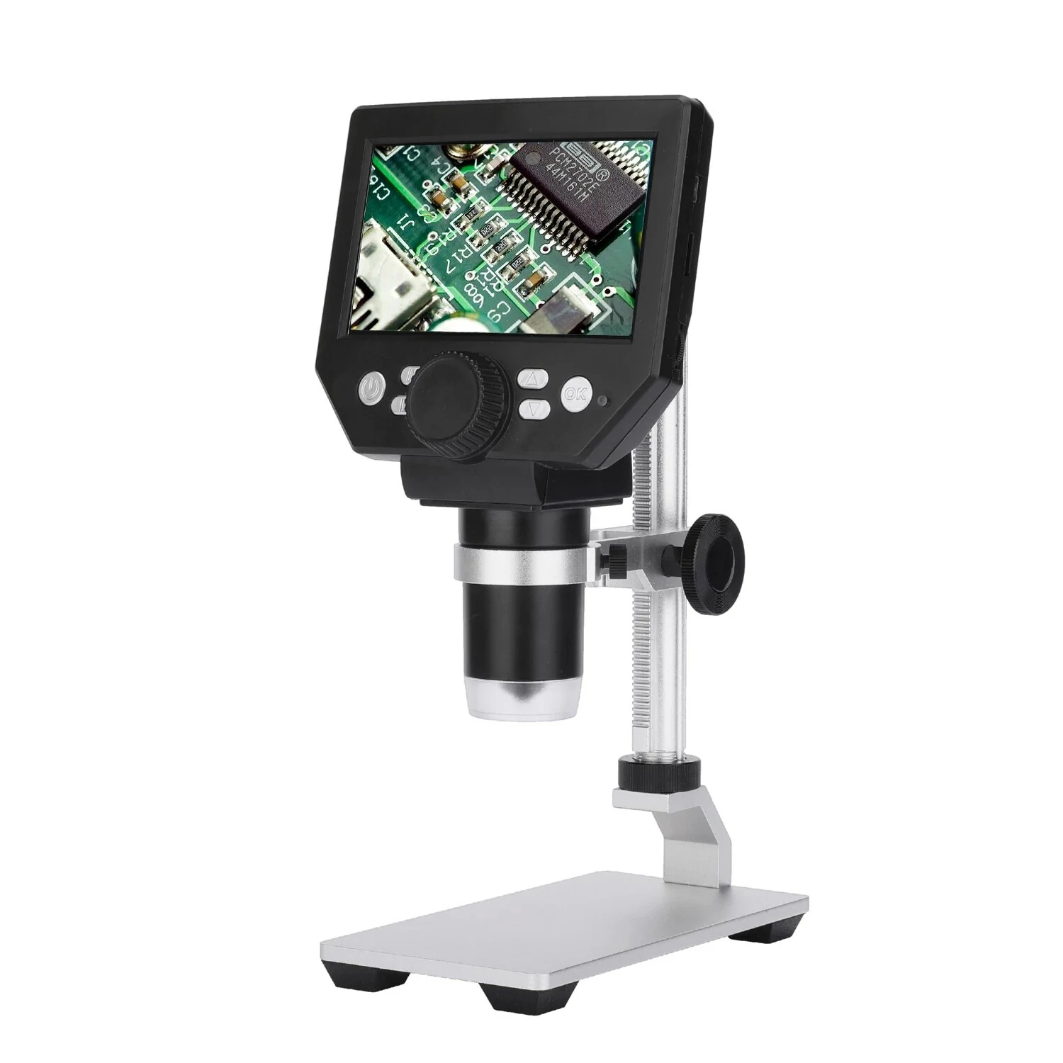 MUSTOOL G1000 Portable 1-1000X HD 8MP Digital Microscope 4.3" Electronic HD Vide