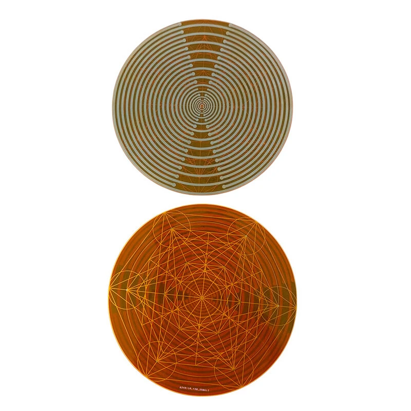 MWO Partial Oscillation Disc Multi-wave Oscillator Antenna Pure Copper Gold-plated Health Jewelry Cell Resonance Energy — view 2