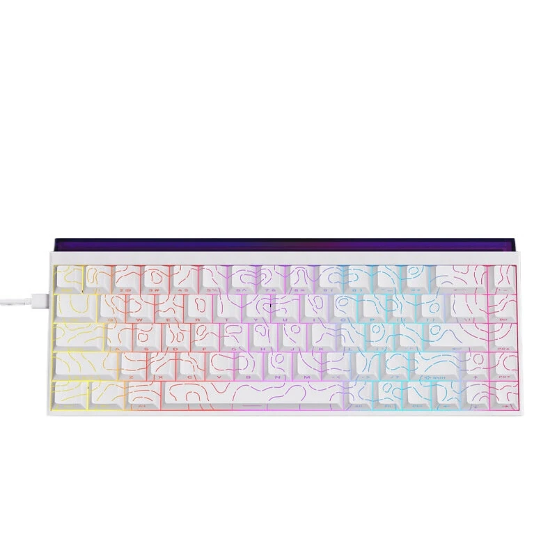 NACODEX x AJAZZ NK68 Wired Mechanical Keyboard 68 Keys RGB Hot Swappable Red Switch Gaming Keyboard — AJAZZ