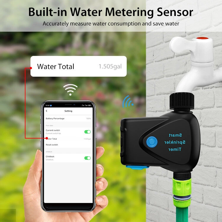 NEO Tuya Smart Wifi Irrigation Water System Automatic Agricultural Controller Smart Sprinklers Control for Garden Lawn — view 4
