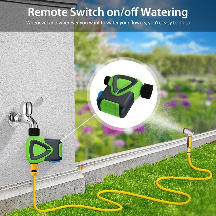 NEO Tuya WiFi Smart Sprinklers Timer Hose Timer 1 Outlet Irrigation Hose Timer Waterproof Smart Watering APP Remote for Lawns Garden — view 3