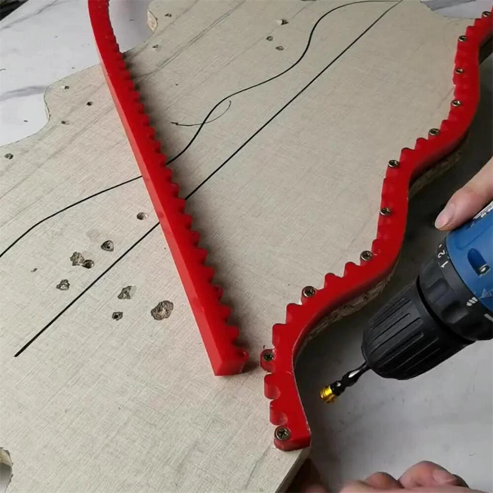 New Woodworking Special Shaped Strip Profiling Strip Flexible Curve Template Guide Auxiliary Tools for Wood Board Cutting Fixed — view 6