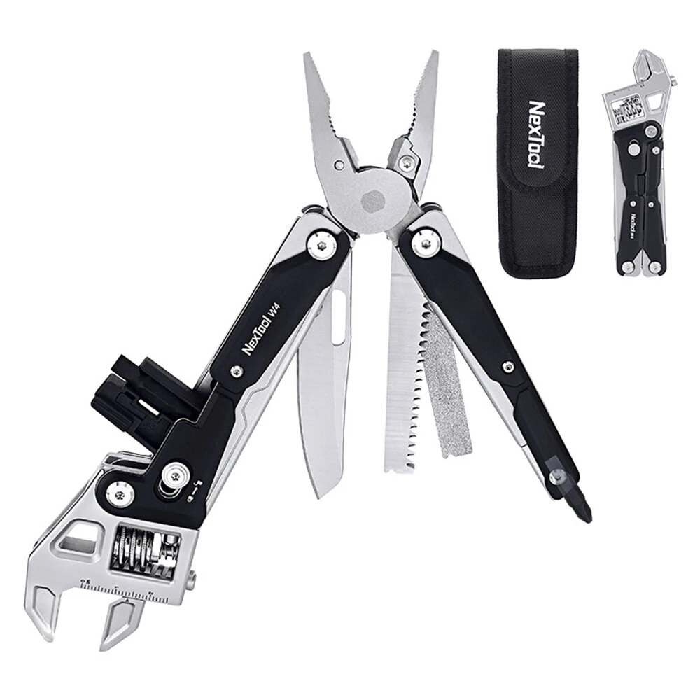 NexTool W4 Multitool Wrench 11-In-1 Adjustable Wrench Pliers Hand Tools Screwdriver Wooding Saw Wood Working Tools — NEXTOOL