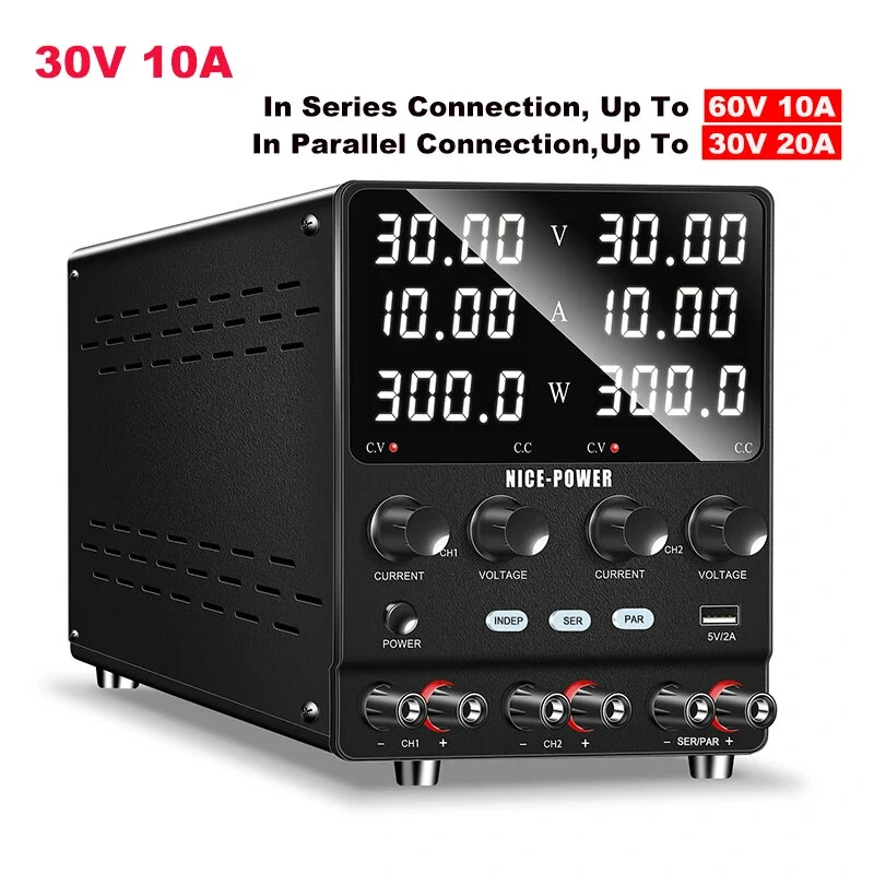 NICE-POWER SPS-2KD Dual-Channel DC Power Supply Series Parallel Independent Triple Output Function Bench Power 120V 60V 30V — view 10