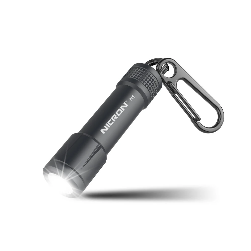 NICRON N1Micro 100LM Mini LED Keychain Flashlight Outdoor Charging Key Chain Light Lamp Waterproof IPX7 For EDC Torch — view 7
