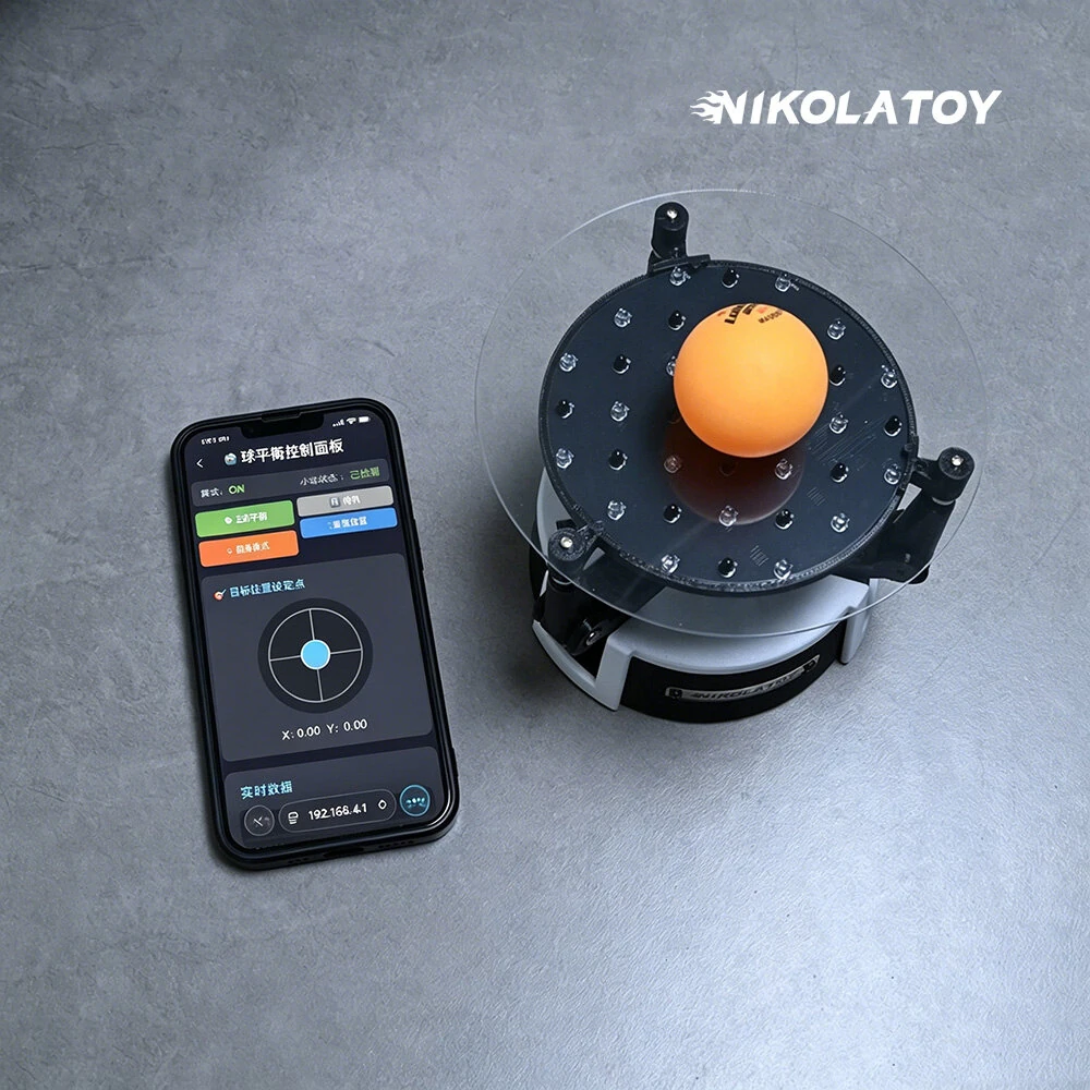 NIKOLA TOY Infrared Array Visual Positioning Balance Robot Pro Creative Desktop Toys Model Toy for Adults Children Christmas Birthday Gift — view 7