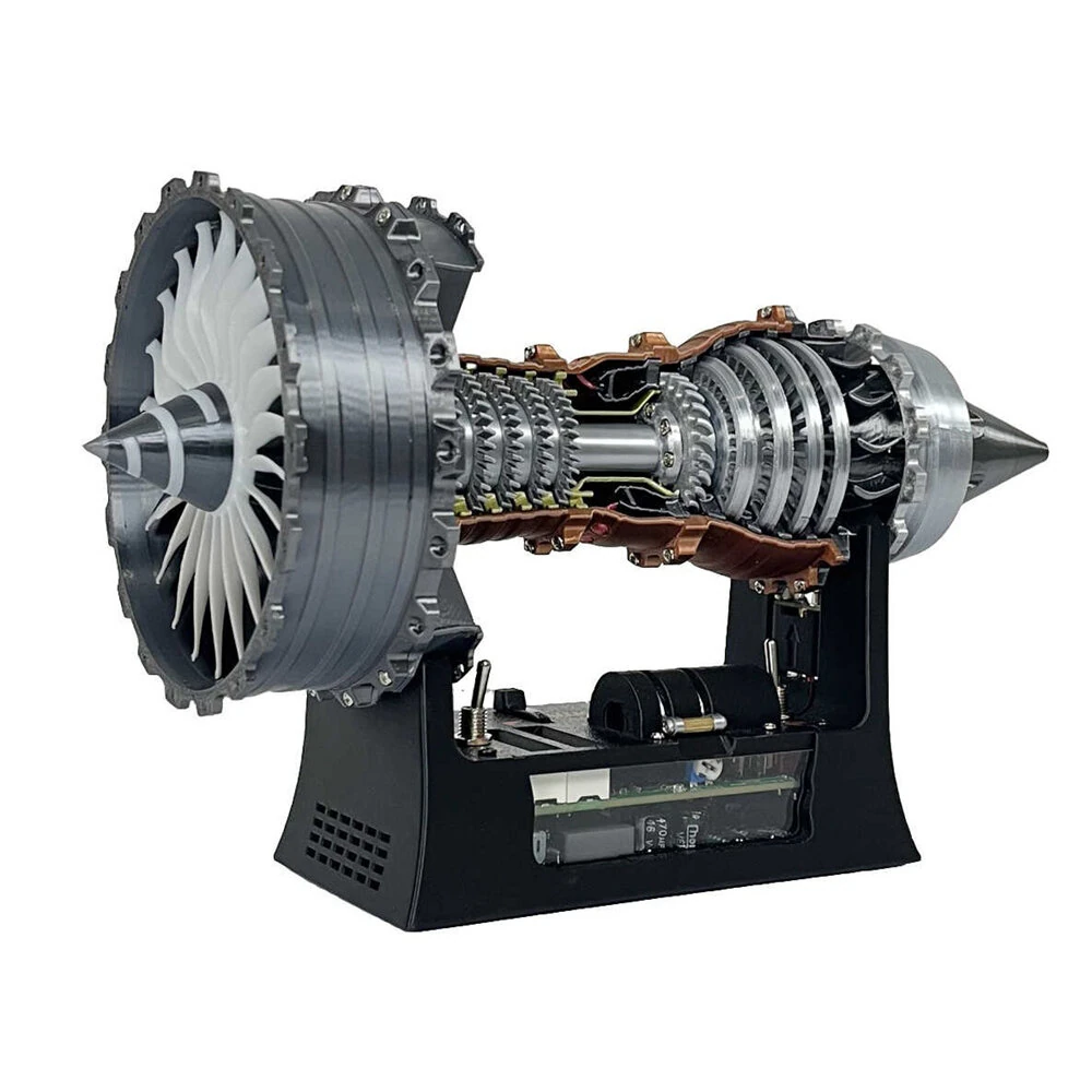 NIKOLATOY 25cm Super RRTrent 900 Turbofan Engine Model with Brushless Motor Pre-Assembled Decoration Science Discovery Toys — view 2