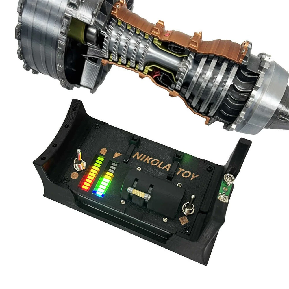 NIKOLATOY 25cm Super RRTrent 900 Turbofan Engine Model with Brushless Motor Pre-Assembled Decoration Science Discovery Toys — view 6