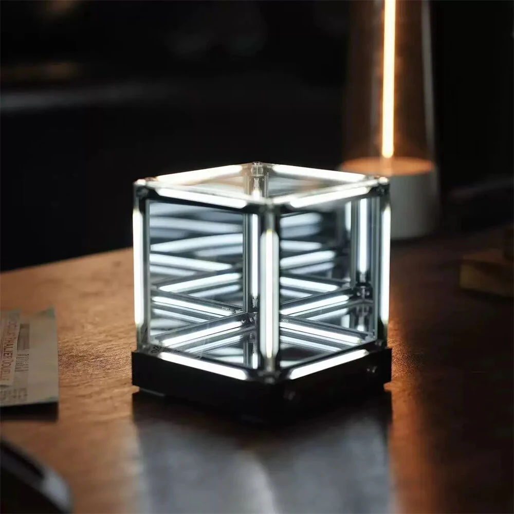 NIKOLATOY 4D Infinite Space Abyss Night Light Creative Desktop Decoration Ornaments — NIKOLATOY