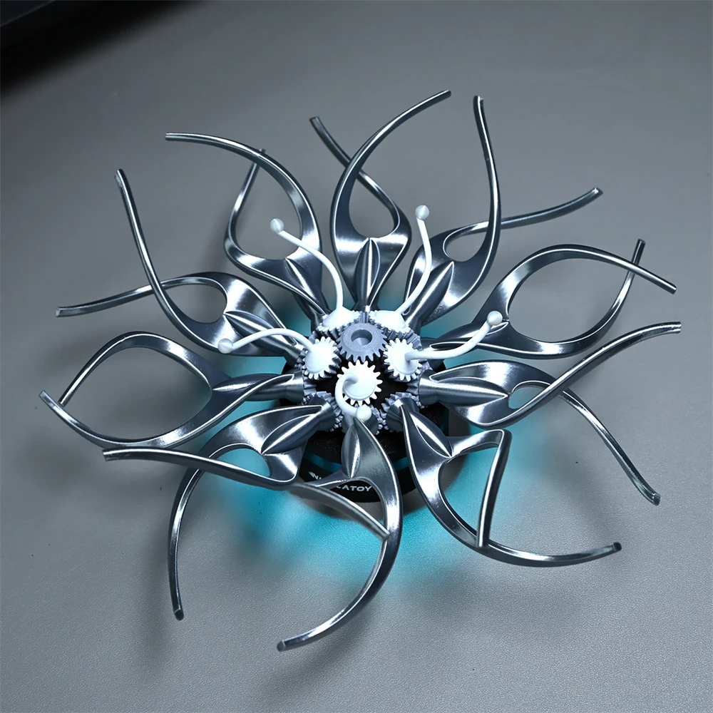 NIKOLATOY Mechanical Flowers Inspired by Saatchi Gallery APP Control Creative Desktop Decoration Ornaments — NIKOLATOY