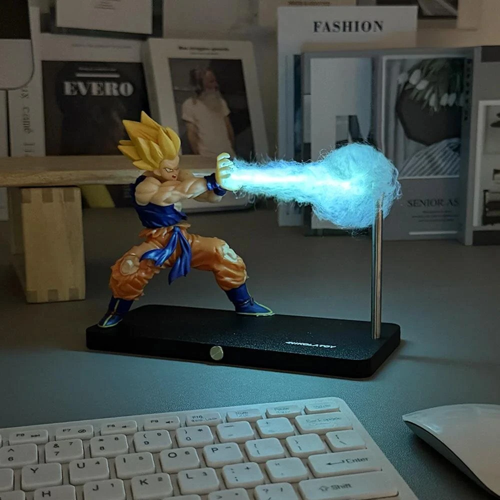 NIKOLATOY New Magnetic Night Light Kamehameha / Vegeta Creative Desktop Ornaments Toys Christmas Gift — view 3
