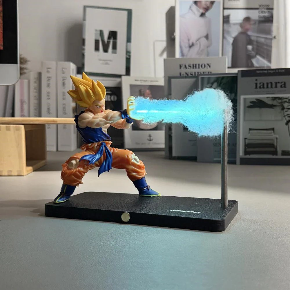 NIKOLATOY New Magnetic Night Light Kamehameha / Vegeta Creative Desktop Ornaments Toys Christmas Gift — view 4