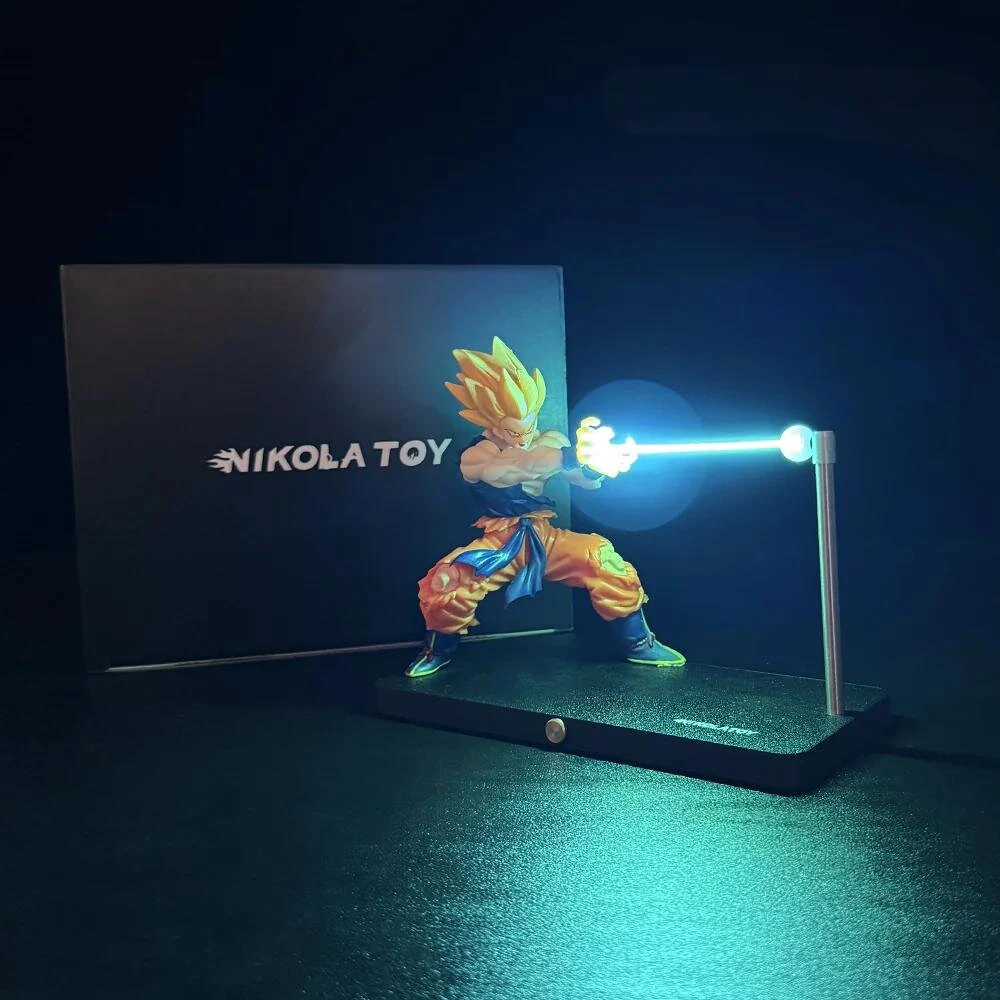 NIKOLATOY New Magnetic Night Light Kamehameha / Vegeta Creative Desktop Ornaments Toys Christmas Gift — view 9