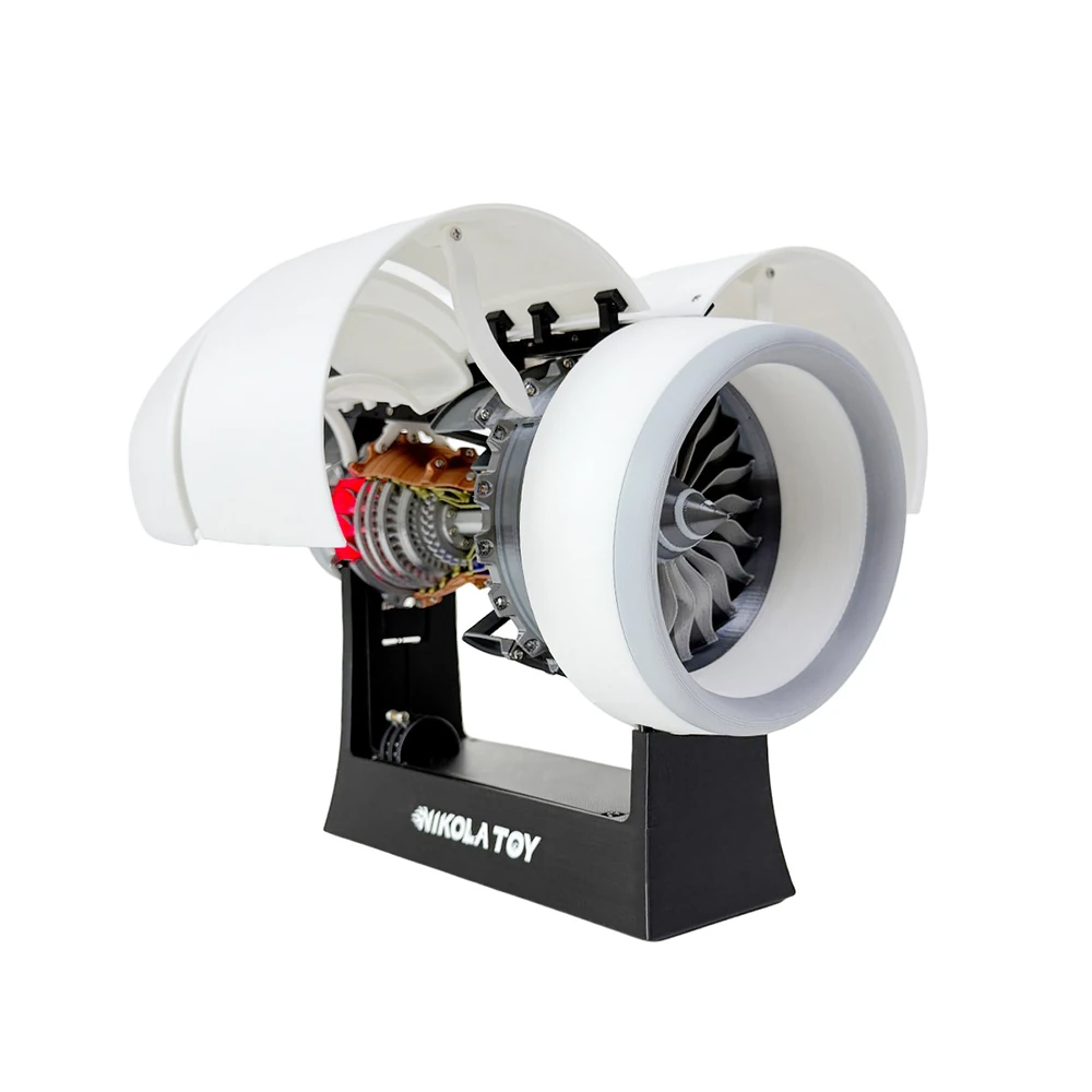 NIKOLATOY Small Size 35cm Trent 900 Turbofan Engine Model Science Discovery Toys — view 2