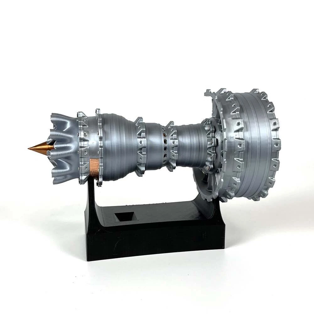 NikolaToy TR900 21cm Small Size Turbofan Engine Model High-Precision Craftsmanship Decorative Ornaments Science Discovery Toys — view 3