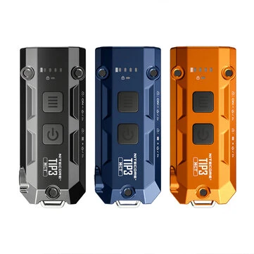 NITECORE TIP3 720LM Mini LED Keychain Flashlight USB-C Rechargeable 3 Colors Temperature IP54 Water EDC Tactical Light — NITECORE